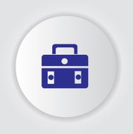 Bag symbol vector