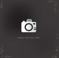 Camera sign vector N4