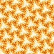 abstract orange floral pattern background