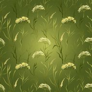 Floral ornamental wallpaper pattern N2