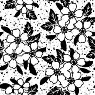 Black and white wallpaper pattern N53