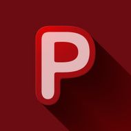 Volume icons alphabet P N4