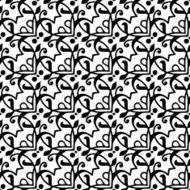 Black and white wallpaper pattern N54