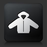 Black Square Button with Jacket