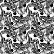 Black and white wallpaper pattern N55
