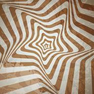 Abstract Hypnotic Retro Background Vector Illustration