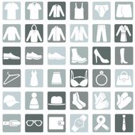 Vector Set of Wear Icons N5