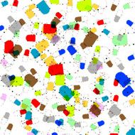 abstract color capsule pattern background for design