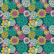 Vintage floral seamless pattern N17