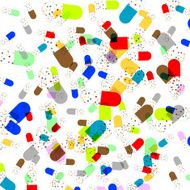 abstract color capsule pattern background for design N2