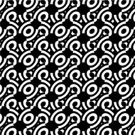abstract black and white curve pattern background
