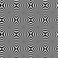 Op art rotation (Seamless optical pattern n&deg; 7)