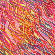 Abstract seamless pattern diagonal bright with scribbles