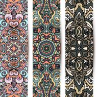 Ethnic tribal abstract banner vertical N2