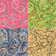 Set of patterns with bright stripes