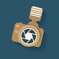 Camera symbol clean vector
