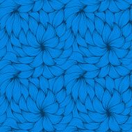 seamless pattern of curls