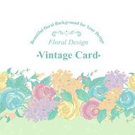 Floral Greeting Card with Wildflowers N2