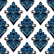 damask seamless vector floral N5