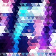 Colorful triangle background