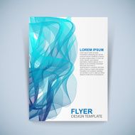 Abstract vector modern flyer