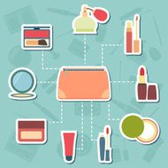 Makeup case cosmetic and beauty accessories