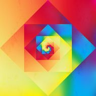 Vibrant optic art geometric pattern