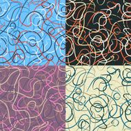 Pattern with colorful stripes