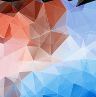 Vector pattern of geometric shapes background Colorful mosaic banner N35