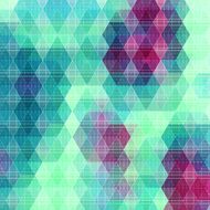 Vector pattern of geometric shapes background Colorful mosaic banner N36