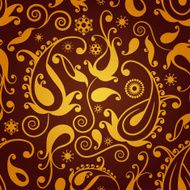 background with gold ornament