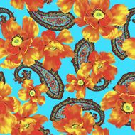 floral design pattern N100