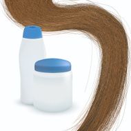 vector long hair on white background N2