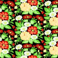 background with a pattern of flowers