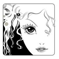 Girl face close up N2