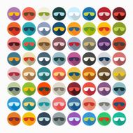 Flat design sunglasses N26
