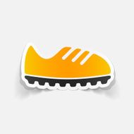 realistic design element sneakers N64