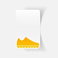 realistic design element sneakers N65