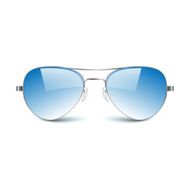 Sun glasses on white background