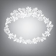 lace white frame