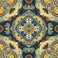 Vector seamless ornamental pattern in ethnic style N2