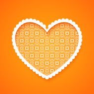 Abstract Heart Silhouette