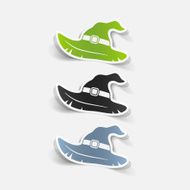 realistic design element witch hat N99