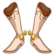 Pair of fashionable boots