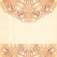 Ornate vintage background in mehndi style