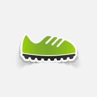 realistic design element sneakers N66