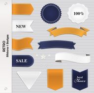 Big set of ribbons and badges N4