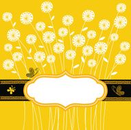 vector floral frame N11