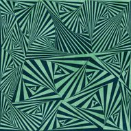 Seamless optical illusion pattern