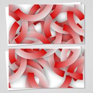Vector business-card set for your design N55